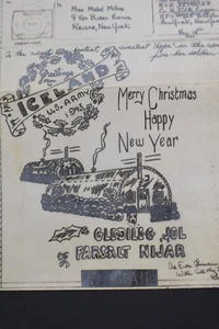 1943 *Segunda Guerra Mundial* Feliz Navidad V-Mail - Imagen 1 de 3
