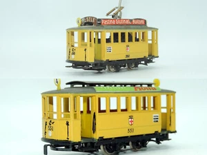 Rivarossi H0 - 1962 Milan tram type "Edison" - engine and towed - Picture 1 of 7