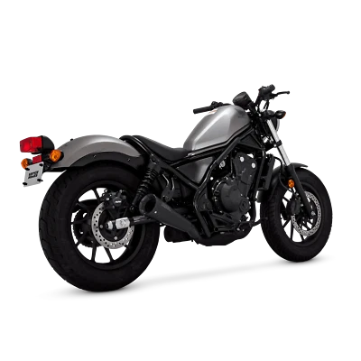 Silenciador deslizable Vance & Hines negro Upsweep 2017-2024 Honda Rebel CMX 500 300 Foto 1 de 4