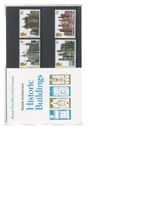 1978 ROYAL MAIL PRESENTATION PACK HISTORIC BUILDINGS MINT DECIMAL STAMPS - Picture 1 of 1