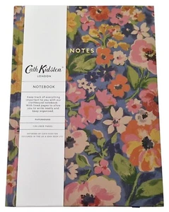 CATH KIDSTON London Notizbuch Blumenmuster 128 Seiten weiß liniert A5 UVP 19€ - Bild 1 von 5