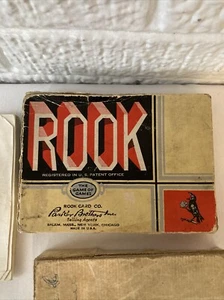 Juego de cartas completo vintage 1943 ROOK Parker Brothers  - Imagen 1 de 3