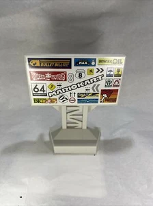 Hot Wheels Mario Kart Circuit Track Sign Billboard Replacement Part - Picture 1 of 3