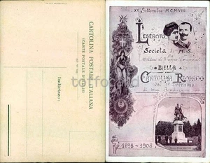 BIELLA CITTA'-SOCIETA' DI MUTUO SOCCORSO MILITARE 1908-SAVOIA-D2-106 - Picture 1 of 1