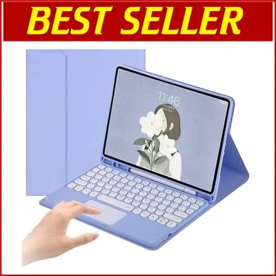 Slim iPad 9.7 Keyboard Case with Touchpad and Pencil Slot - Wireless Convenience - Image 1 of 4