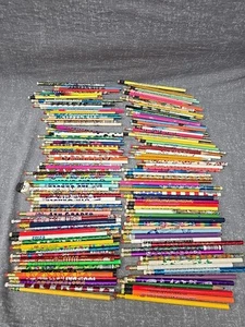 Lot Of 145 Random Y2k Pencil Lot 90's, 2000 Style Pencils - Picture 1 of 7
