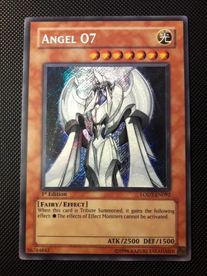 Yu-Gi-Oh! Angel 07, LODT-En092, Secret Rare, 1. Edition, Englisch, NM/Back EX - Bild 1 von 4