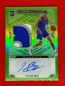 Tyler Bey Obsidian Basketball 2020-21 Auto Relic Patch Rookie Trading Card - Picture 1 of 1