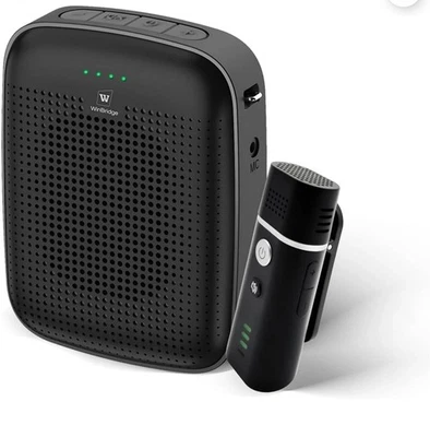 WinBridge Wireless Lavalier Microphone,Mini Mic with Speaker,Voice Amplifier for - Image 1 of 4
