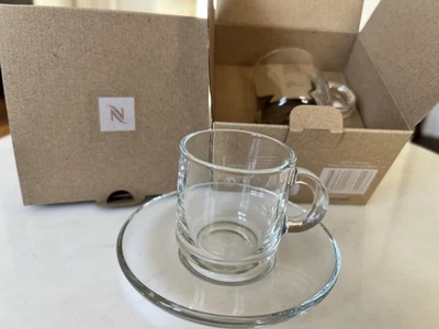 Nespresso Vertuo Espresso Tassen, 2 Stück, Tasse und Untertasse - Bild 1 von 2