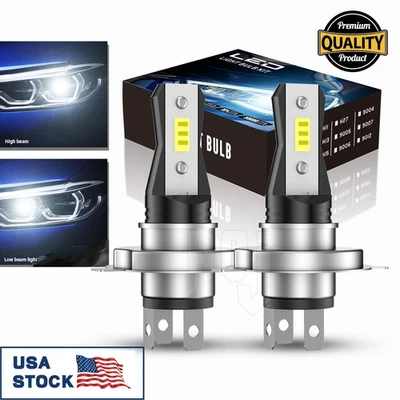 LED FOR Toyota Hiace Van 2006-2023 Headlight H4 9003 6000K Bulbs Hi/Low Beam - Image 1 of 4