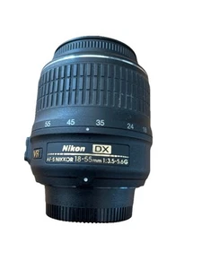 Nikon DX AF-S Nikkor 18-55mm 1:3.5-5.6G VR Camera Zoom Lens - Picture 1 of 5