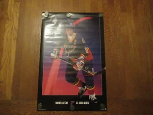 1996 wayne gretzky st. louis blues costacos brothers poster new - Picture 1 of 3