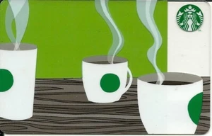 2012 Unique Rare Collectible STARBUCKS Gift Card NO CASH VALUE Coffee Cups Cool - Picture 1 of 1