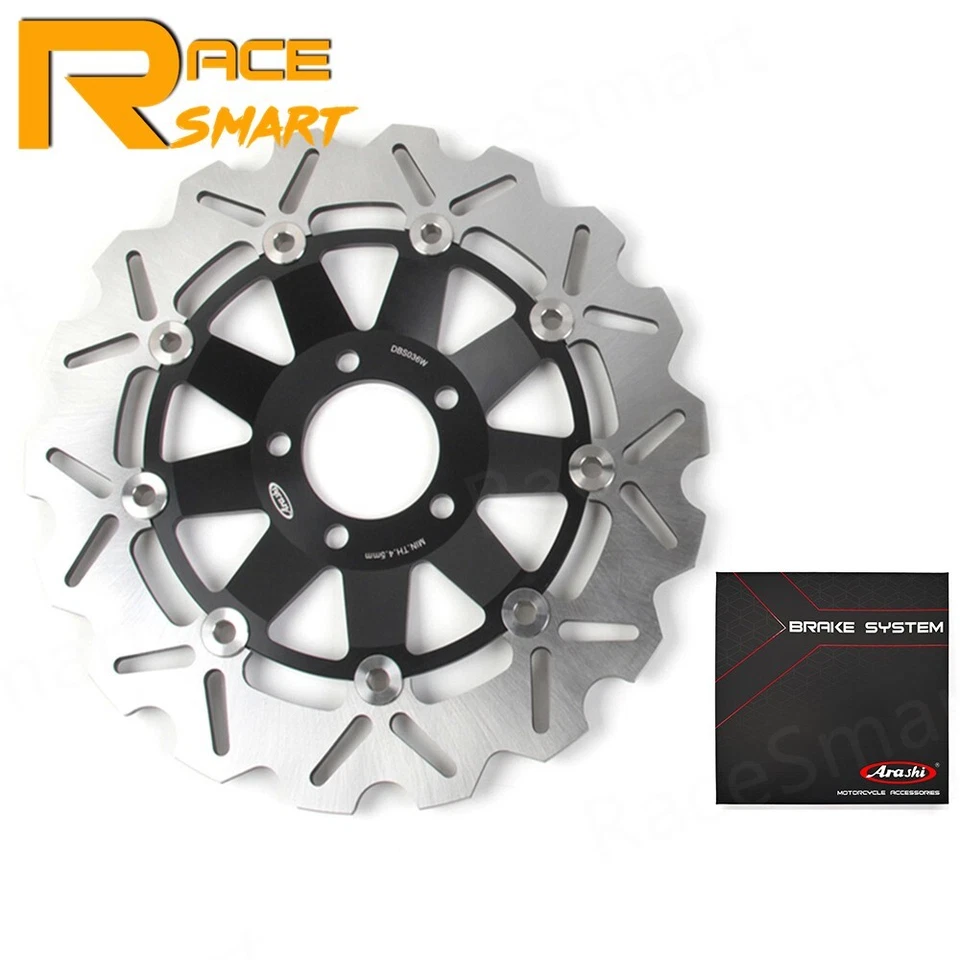 Rotor de disco de freno delantero de una pieza para Kawasaki W650 1999 - 2006 W800 2011 - 2018 Foto 1 de 4