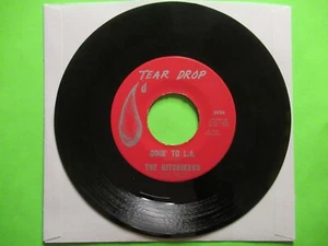 HITCHIKERS GOIN TO LA / WIMPY'S BLUES 7" 45 EX TEAR DROP TEXAS BLUES ROCK - Bild 1 von 2
