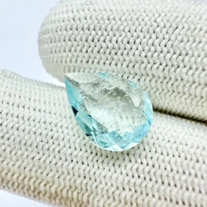 Aqumarine, natural blue aquamarine, faceted aquamarine gemstone 3.5 Ct 14x10x5mm - Picture 1 of 8