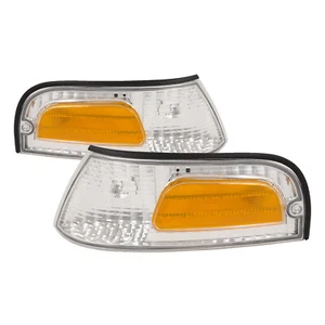 Juego de luces de señalización delanteras cromadas izquierda derecha par para Ford Crown Victoria 98-2011 - Imagen 1 de 5
