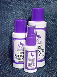  PURPLE EMU AEA CERTIFIED FULLY REFINED EMU OIL 2oz. - Picture 1 of 3