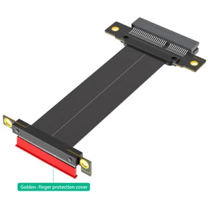 PCI-e PCI Express 4.0 4X Extension cable with Gold-plated connector - Picture 1 of 7