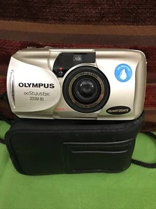 Olympus Stylus Epic Zoom 80 Deluxe Auto Focus Point/Shoot Film Camera . - Picture 1 of 12