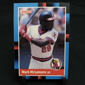 Tarjeta de béisbol Donruss 1988 Mark McLemore California Angels #181 (1A507) - Imagen 1 de 3