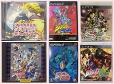 JoJo's Bizarre Adventure Phantom Golden Eyes Araki DVD Lot 6 Set PS1 PS2 PS3 JP