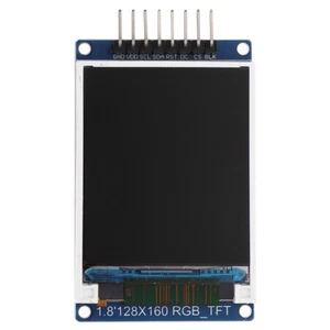 1,8 Zoll ST7735S SPI 128 x 160 TFT-LCD-Anzeigemodul mit PCB, kompatibel für 51 - Zdjęcie 1 z 12