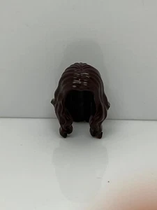 Lego  Minifigure, Headgear Hair Dark Brown Wavy Center Part   HP#23 - Picture 1 of 1