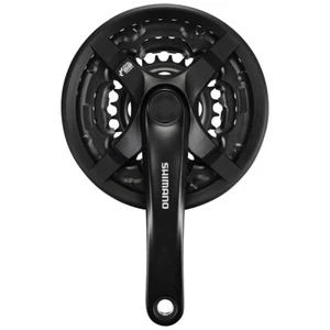 Guarnitura SHIMANO 6/7/8-Velocità Nera FC-TY501 42/34/24T X 175 mm+Parac - Imagen 1 de 1