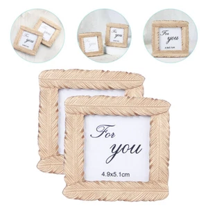 2pcs Für Fotos Bilderrahmen Tiny Bild Rahmen Quadratische Rahmen Kleinen Rahmen - Bild 1 von 12