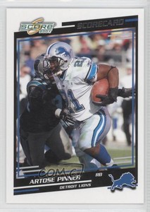 2004 Score Scorecard /625 Artose Pinner #82