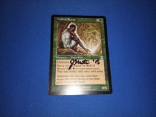 MTG Magic Wall of Roots Signed Artist Proof (w/ Sketch) Time Shifted John Matson