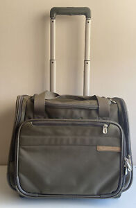 BRIGGS & RILEY Wheeled Rolling Cabin Bag Carry On Luggage U212-7 Excellent Cond