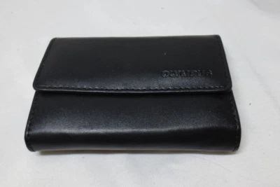 OLYMPUS Genuine XD Picture Card Holder (Holds 6) Memory Card Case Black Leather - Image 1 of 4