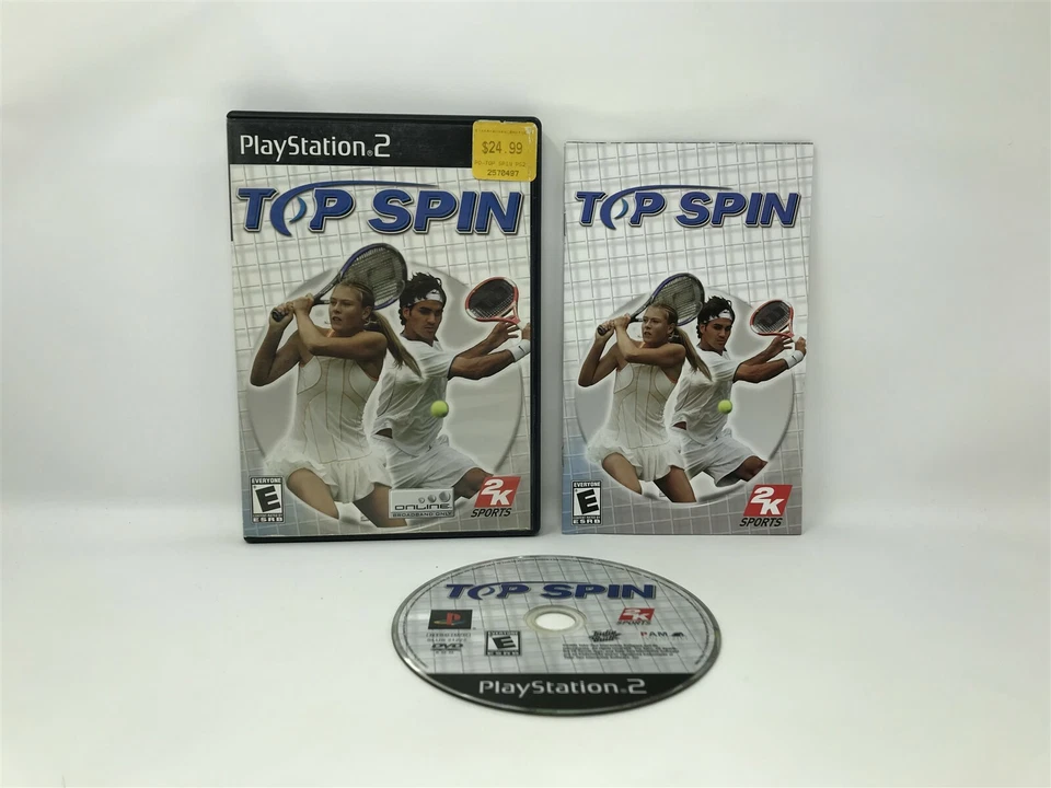 Top Spin Tennis - Sony Playstation 2 PS2 - Complete in box CIB - Image 1 of 1