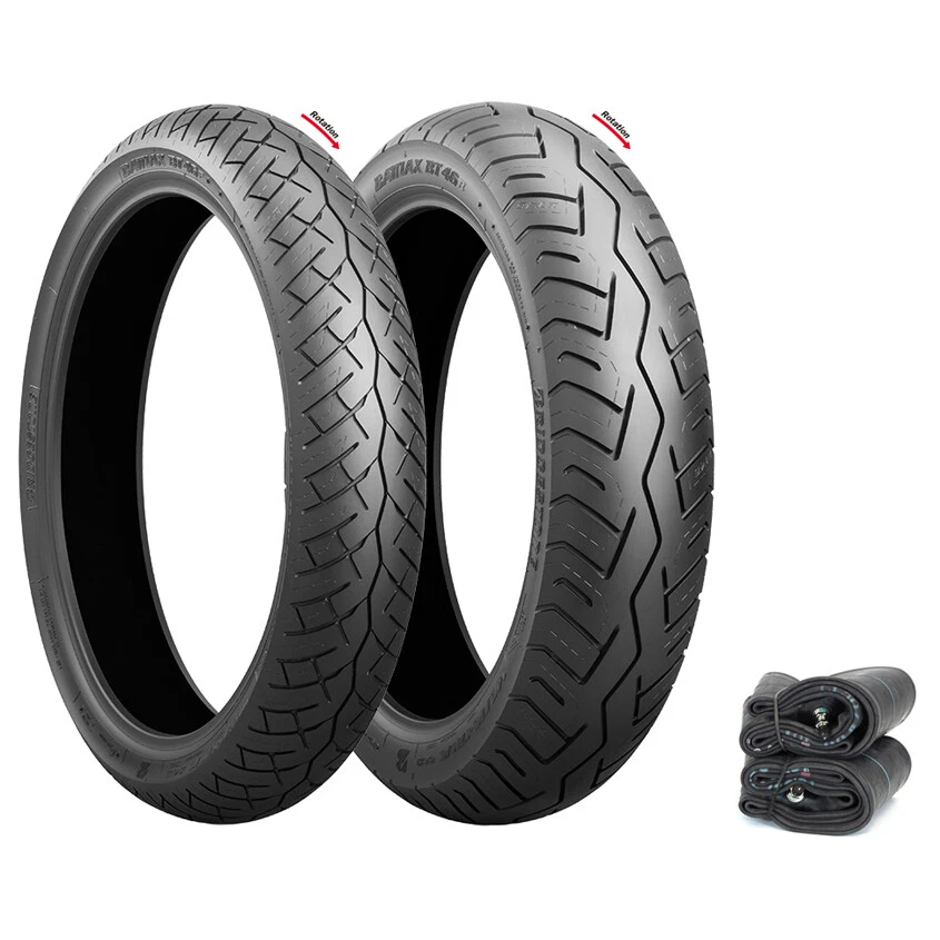 Bridgestone Battlax BT-46 Tire Set Honda CB650 CB750A CB750K 80-82 GL1000 75-79 - Image 1 of 1