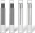 24 Pieces Carpenter Pencil Lead Refills 2.8 Mm Hiboom Solid White, Black NEW
