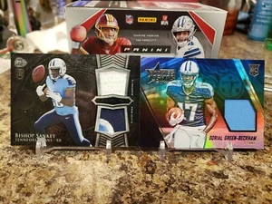 🔥DORIAL GREEN BECKAM/BISHOP SANKEY ROOKIE PATCH LOT TENNESSEE TITANS🔥 - Picture 1 of 2