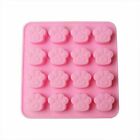 16 Paw Silicone Base Chocolate Cookie Mould Baking Ice Cube Jelly Cake Cat Dog