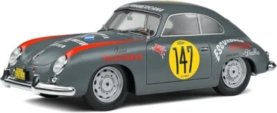 SOLIDO S1802807 PORSCHE 356 PRE-A GREY RACING TRIBUTE #147 1954 1/18 - Image 1 of 2