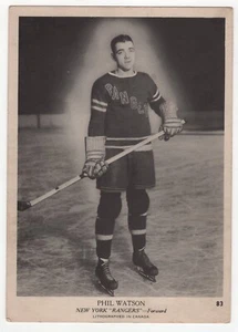 PHIL WATSON 1939-40 O-PEE-CHEE V301-1 39-40 N° 83 VG+ 94019 - Photo 1 sur 2