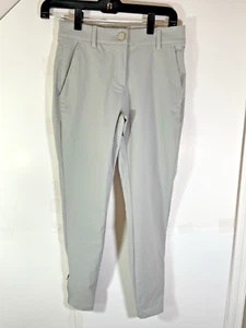 Macade Golf Pants Slim Fit Gray Tapered Ankle Zip Stretch Jogger Sz 34R - Picture 1 of 9