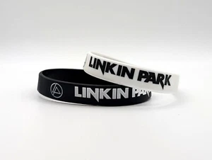 Rock Band Music Bracelets - Linkin Park Silicone Bracelet Heavy Punk Wristband - Picture 1 of 7