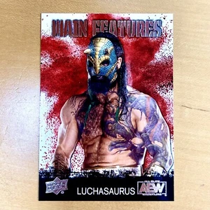 2021 Upper Deck AEW - Luchasaurus Main Features #MF-26 SILVER Parallel - Picture 1 of 2