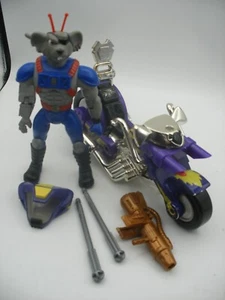 Galoob 93 Figure BIKER MICE From MARS MODO Mondo FIRST version + Chopper moto - Foto 1 di 12