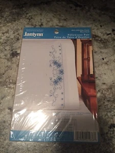 stamped pillowcases for embroidery - 2 Full Size Sealed Brand New - Picture 1 of 4