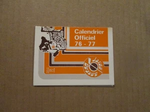 NAHL Beauce Jaros Vintage Desaparecido Circa 1976-77 Equipo Logo Bolsillo Calendario - Imagen 1 de 2