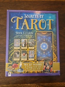 Secrets of Tarot Hinkler, Book & Card Set. 78 Card Set & 32 Page Book NEW - Picture 1 of 3