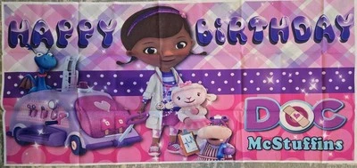 Dr. Girl Party Pack For 8 Guest With A 60x28 Inch Banner - Image 1 of 3